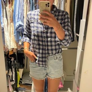 Brandy Melville plaid flannel
